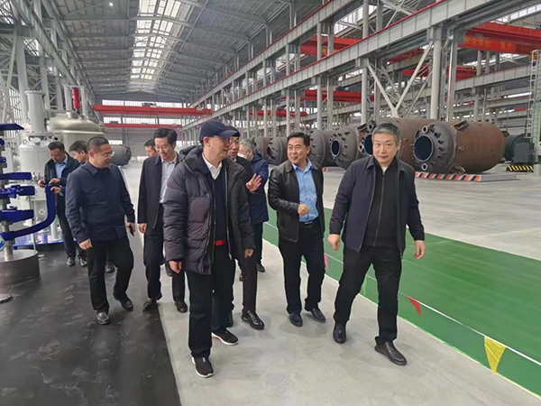 山東省生態(tài)環(huán)境廳參觀太極并對太極公司的環(huán)境保護(hù)表示認(rèn)可