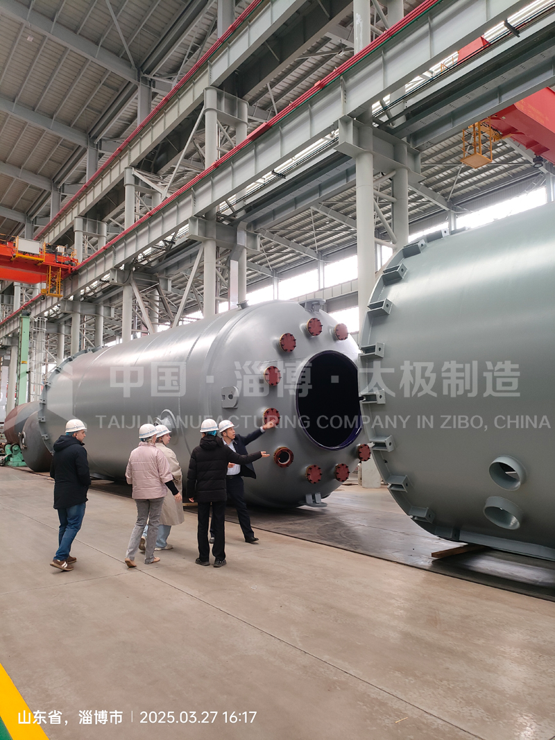 太極搪玻璃設(shè)備高分通過國外客戶嚴(yán)苛檢驗(yàn)